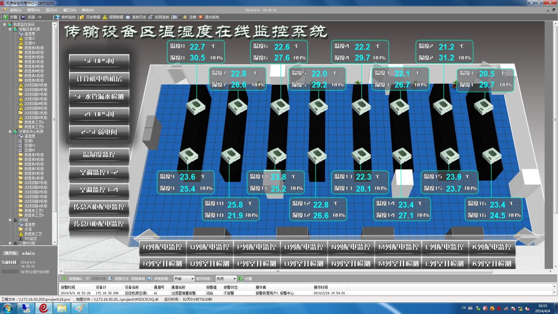 常規機房環境監控系統的功能特點是什么？